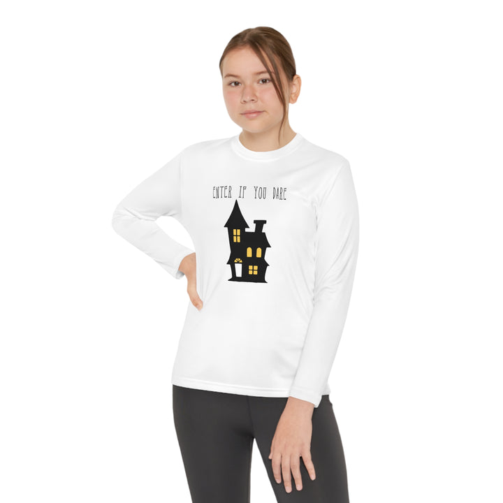 Enter if you dare-Youth Long Sleeve Competitor Tee