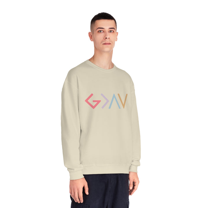 God is Greater Unisex NuBlend® Crewneck Sweatshirt