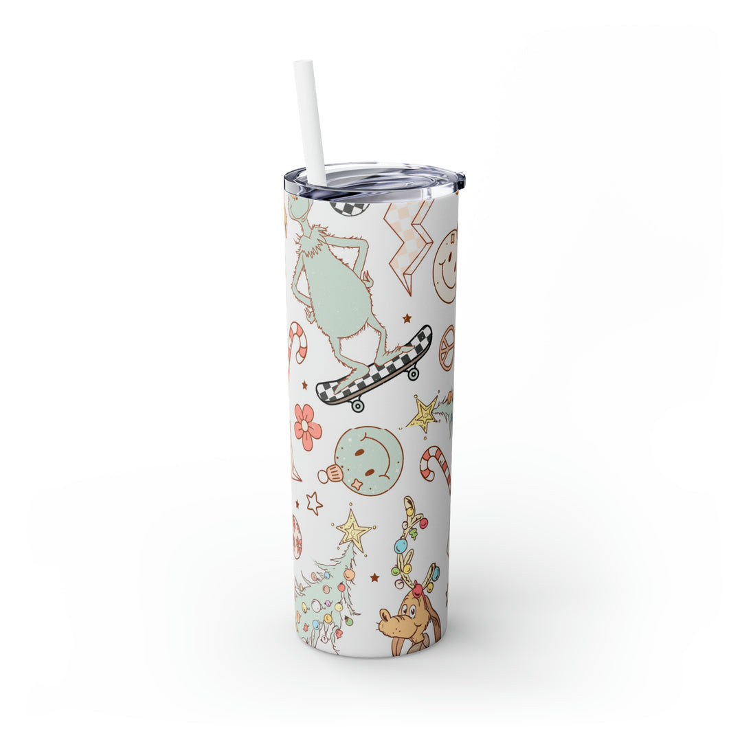 Skinny Tumbler with Straw, 20oz