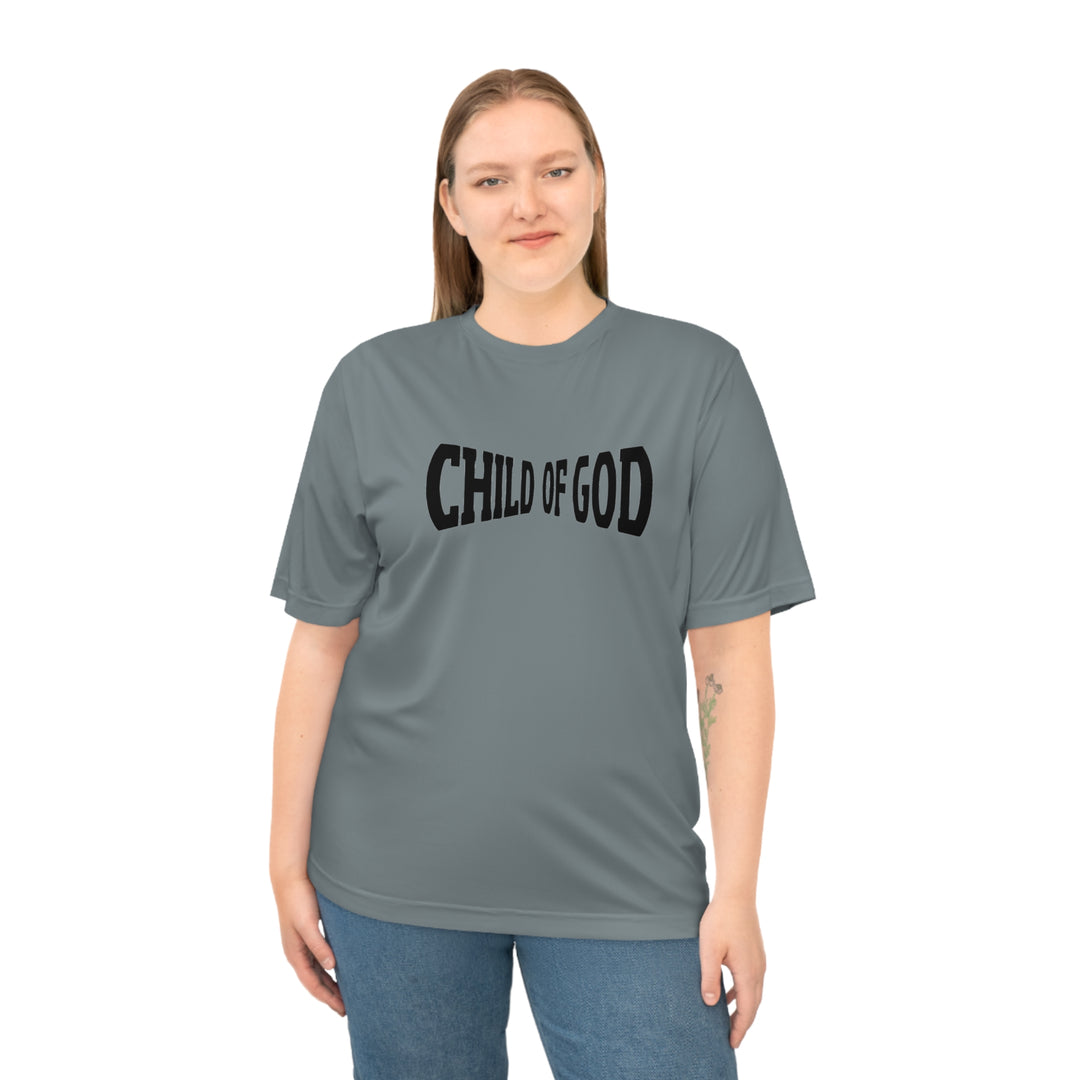 Child Of God/Salvation=Unisex Zone Performance T-shirt