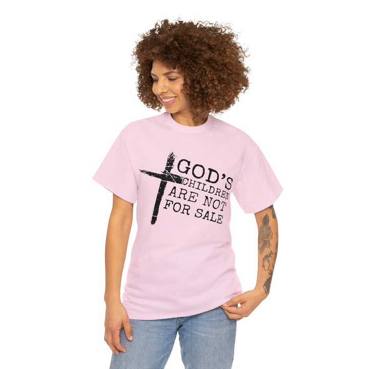 Gods children are not for sale-Unisex Heavy Cotton Tee