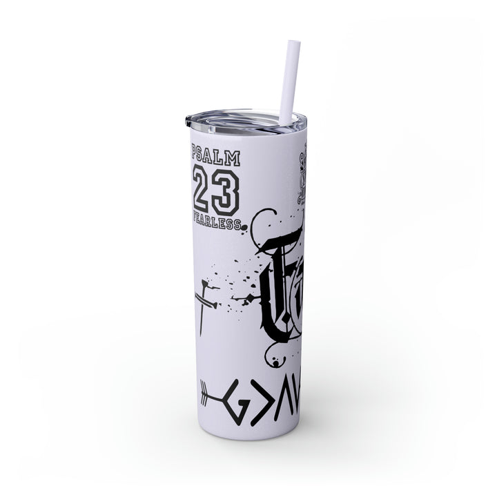 Skinny Tumbler with Straw, 20oz