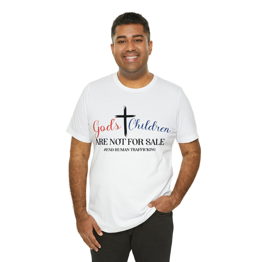 End Human trafficking-Unisex Jersey Short Sleeve Tee