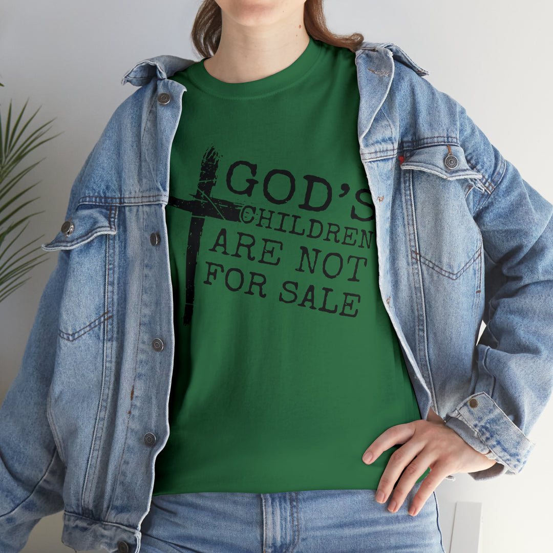 Gods children are not for sale-Unisex Heavy Cotton Tee