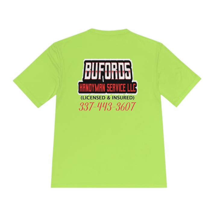 BUFORDS HANDYMAN SERVICE-Unisex Moisture Wicking Tee