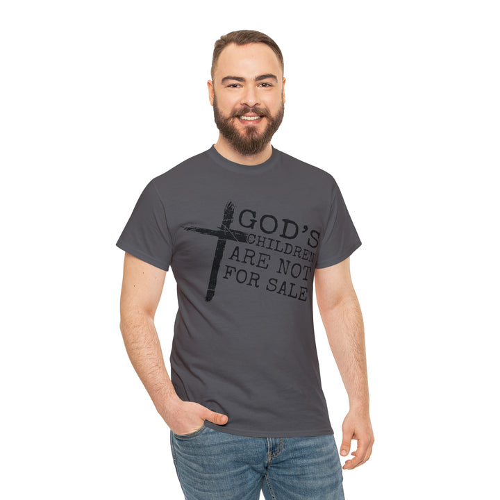 Gods children are not for sale-Unisex Heavy Cotton Tee
