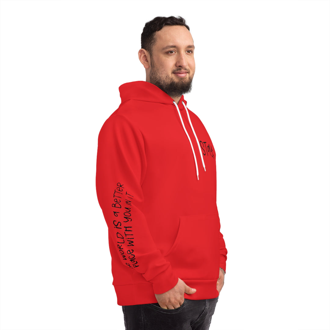The worlds a better place with you in it-Fashion Hoodie (AOP)