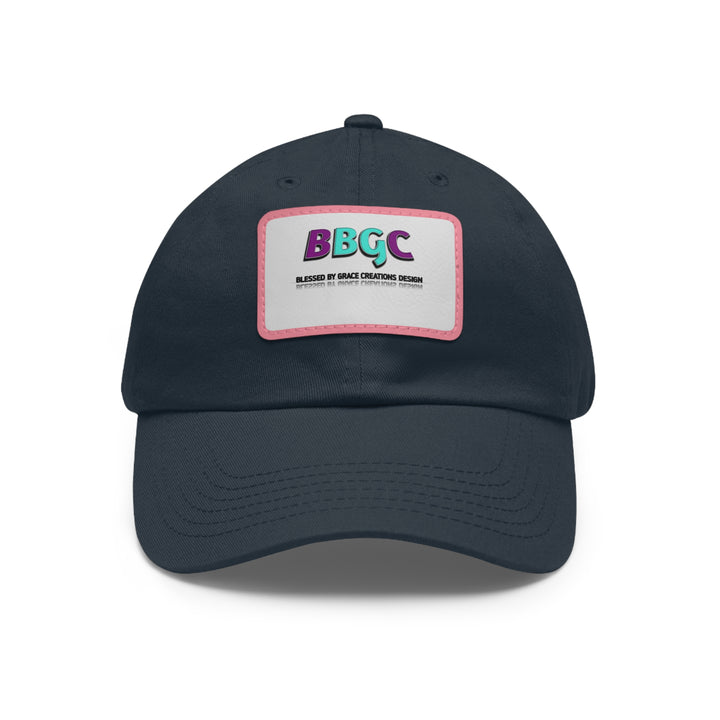 BBGC=Dad Hat with Leather Patch (Rectangle)