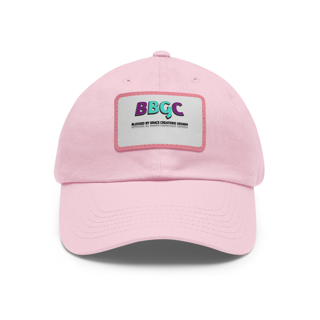 BBGC=Dad Hat with Leather Patch (Rectangle)