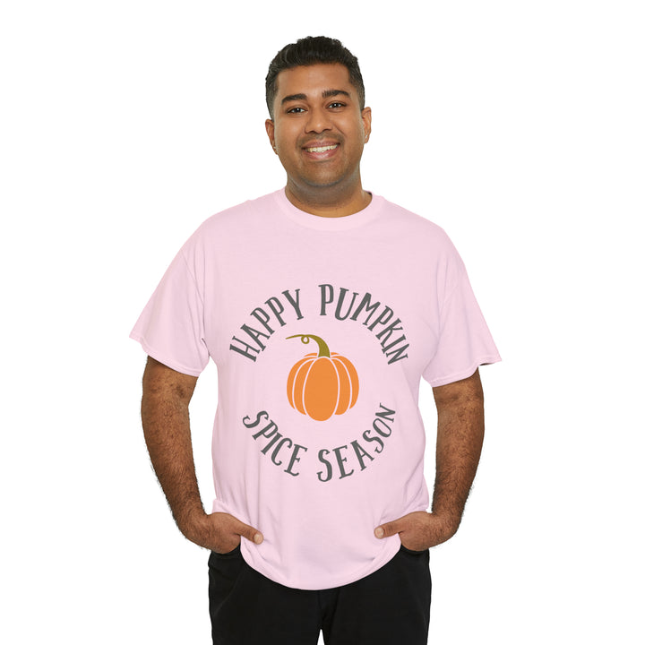 Happy Pumpkin=Unisex Heavy Cotton Tee