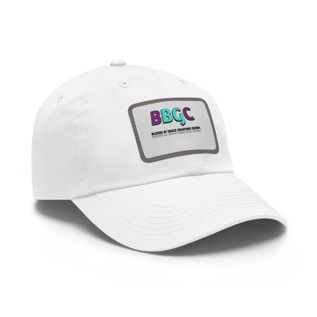 BBGC=Dad Hat with Leather Patch (Rectangle)