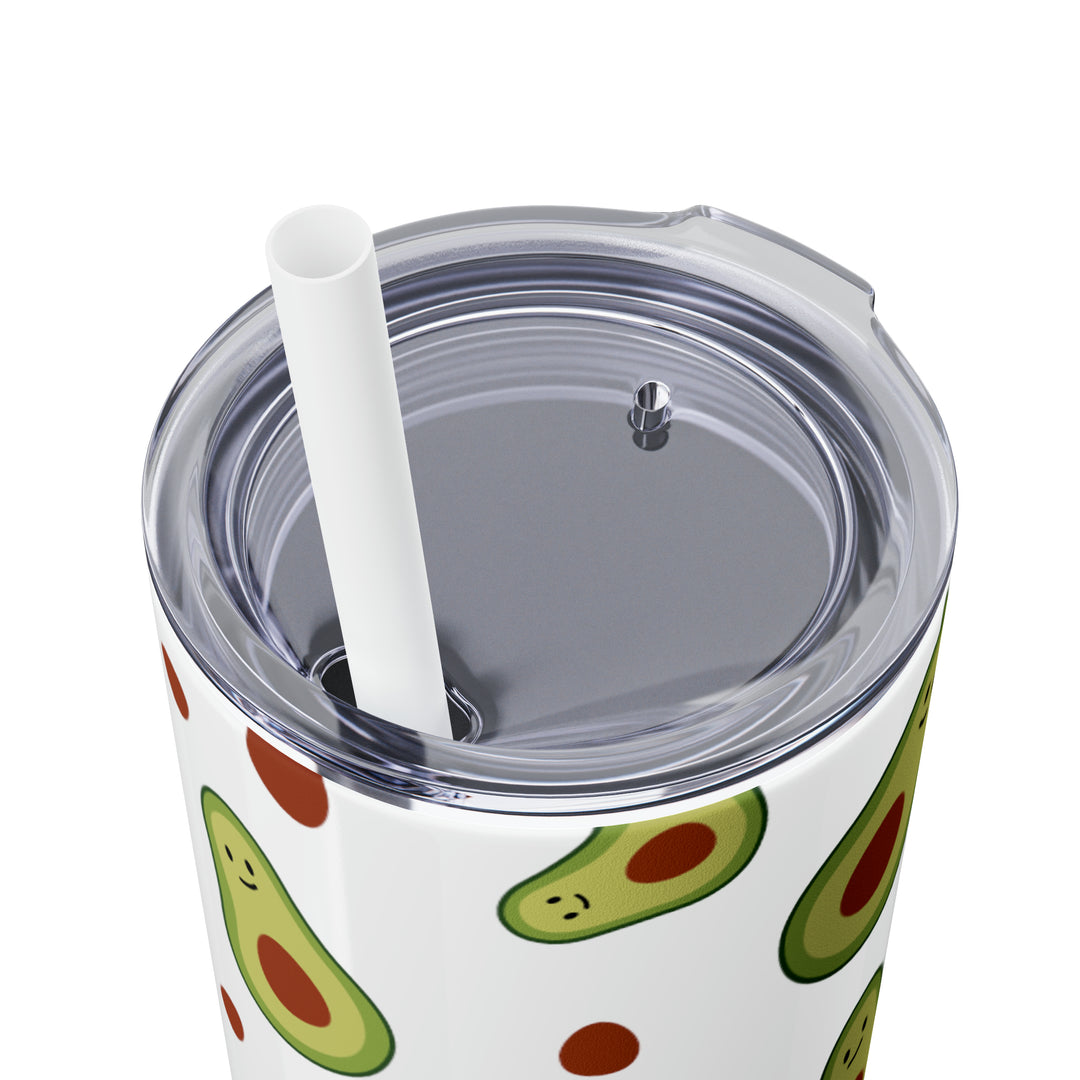 Skinny Tumbler with Straw, 20oz