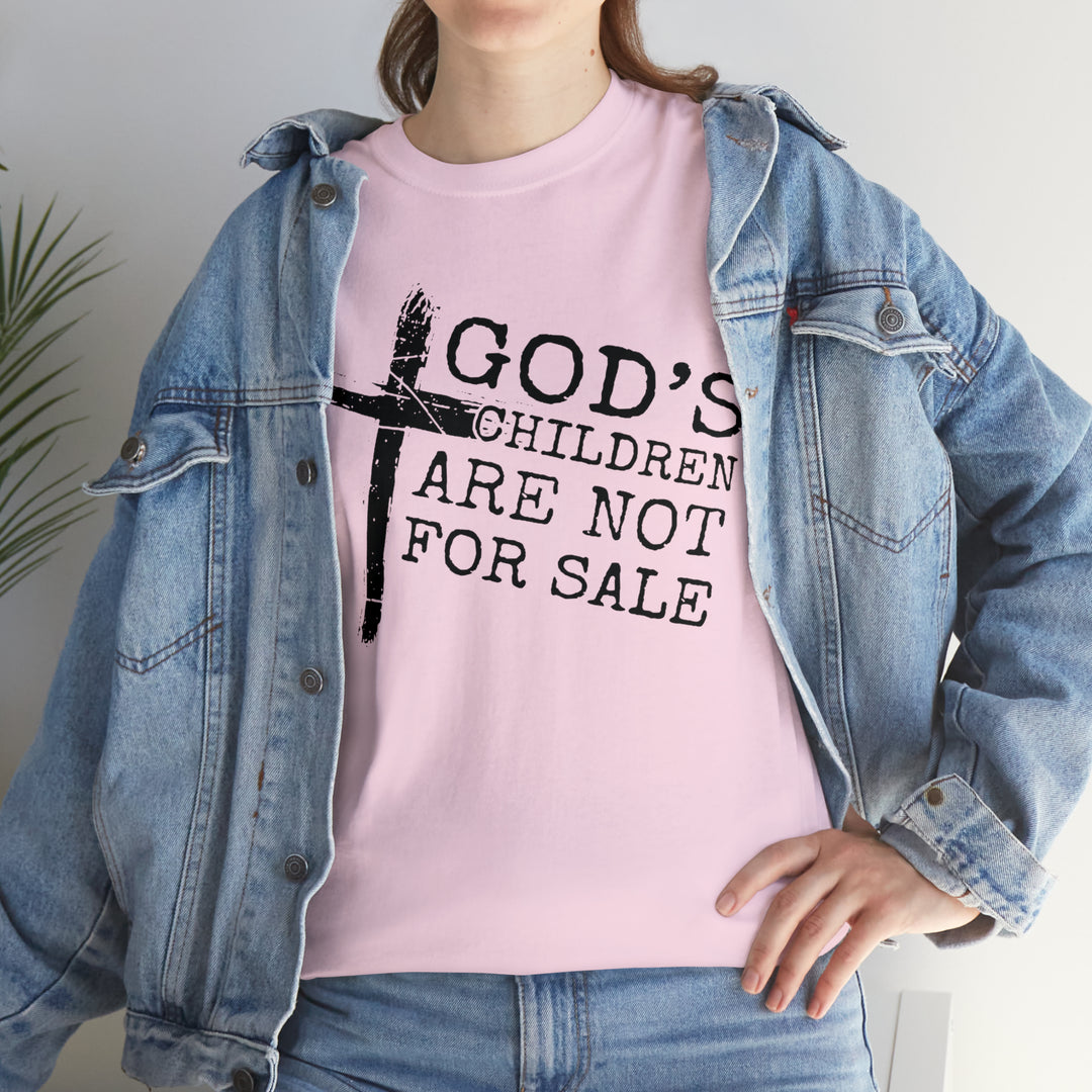 Gods children are not for sale-Unisex Heavy Cotton Tee