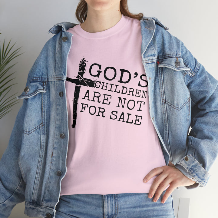 Gods children are not for sale-Unisex Heavy Cotton Tee