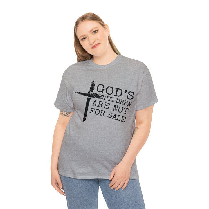 Gods children are not for sale-Unisex Heavy Cotton Tee