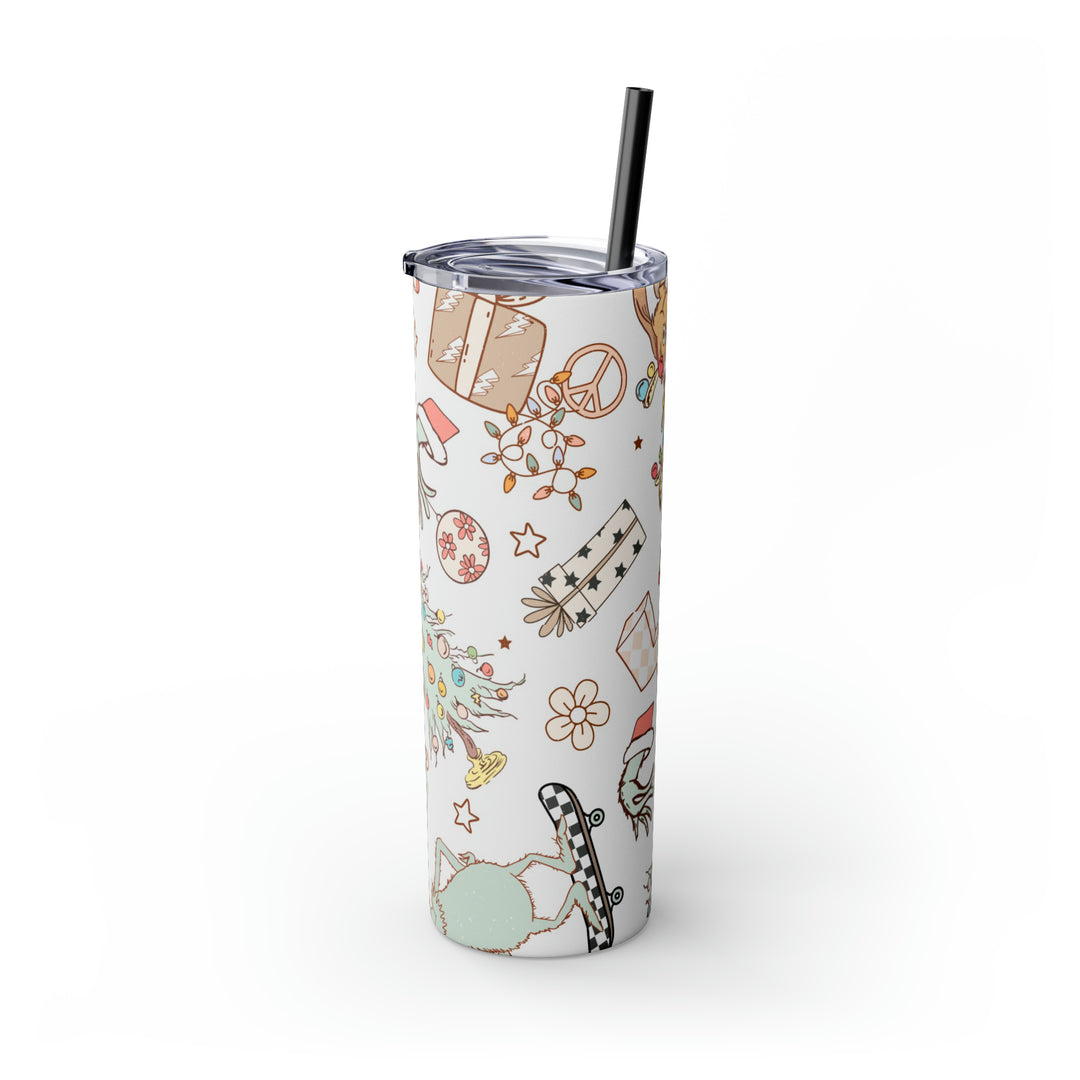 Skinny Tumbler with Straw, 20oz
