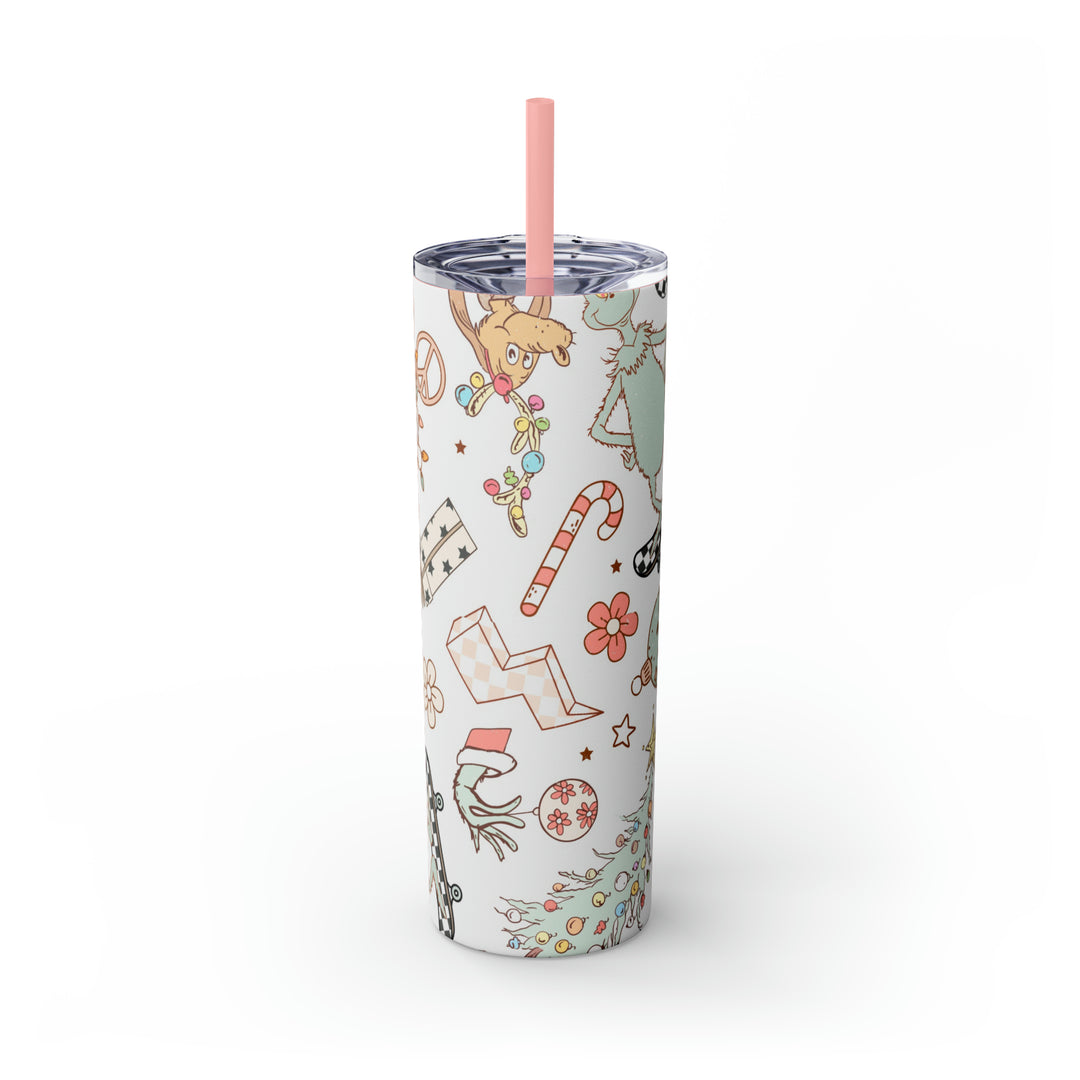 Skinny Tumbler with Straw, 20oz