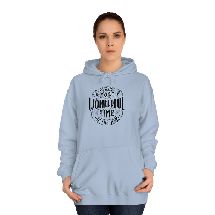 Its the most wonderful time of year-halloween-Unisex College Hoodie