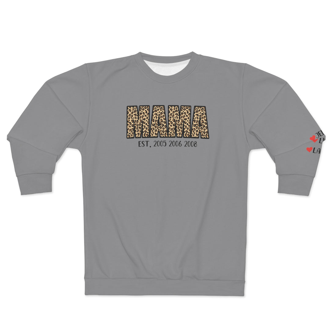 MAMA EST. Unisex Sweatshirt (AOP)
