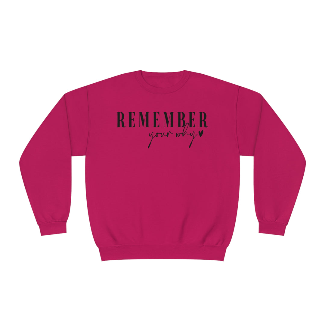 Remember your why-Unisex NuBlend® Crewneck Sweatshirt