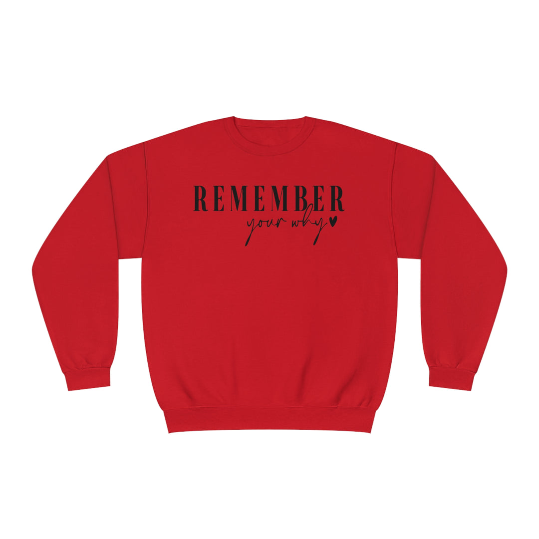 Remember your why-Unisex NuBlend® Crewneck Sweatshirt