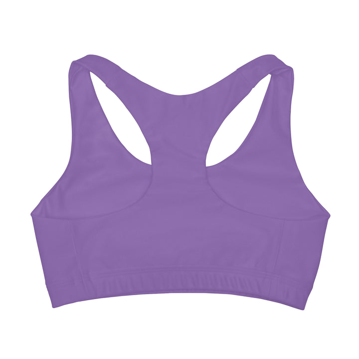 LET THEM-Girls' Double Lined Seamless Sports Bra (AOP)