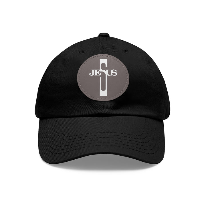 Jesus Hat with Leather Patch (Round)
