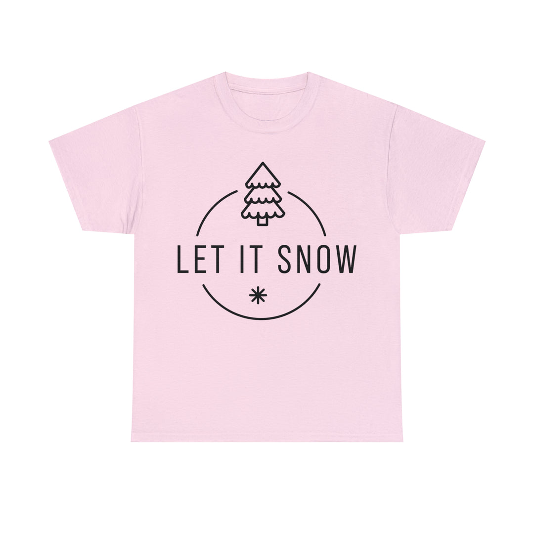 LET IT SNOW=Unisex Heavy Cotton Tee