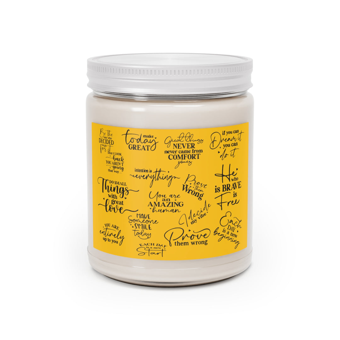 Inspirational Quote-Scented Candles, 9oz