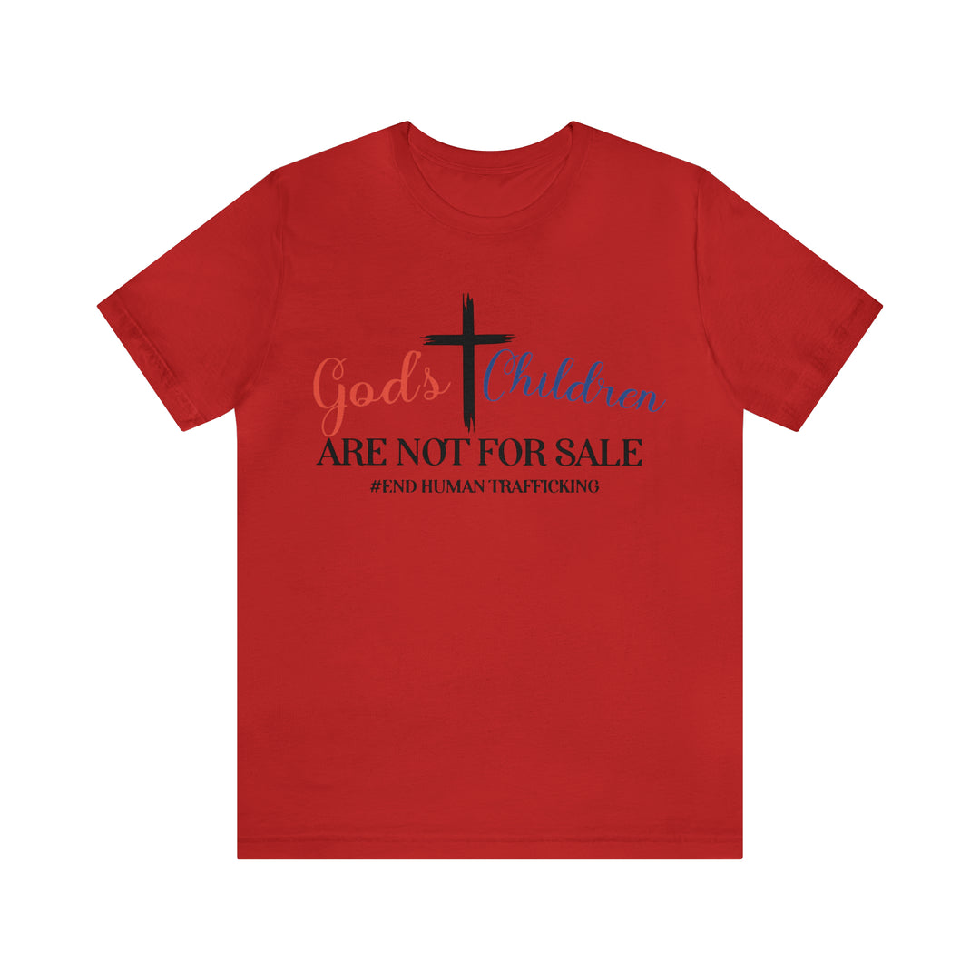 End Human trafficking-Unisex Jersey Short Sleeve Tee