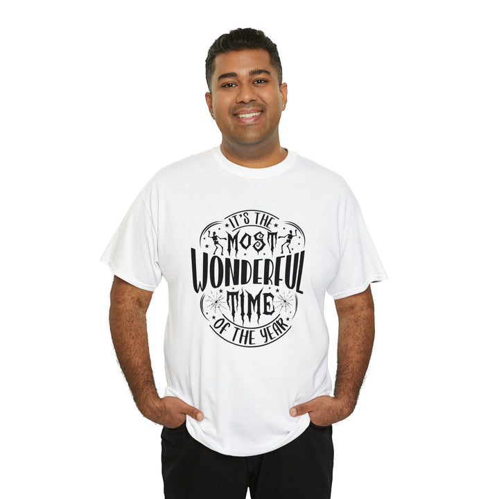 Most wonderful time of year-Unisex Heavy Cotton Tee