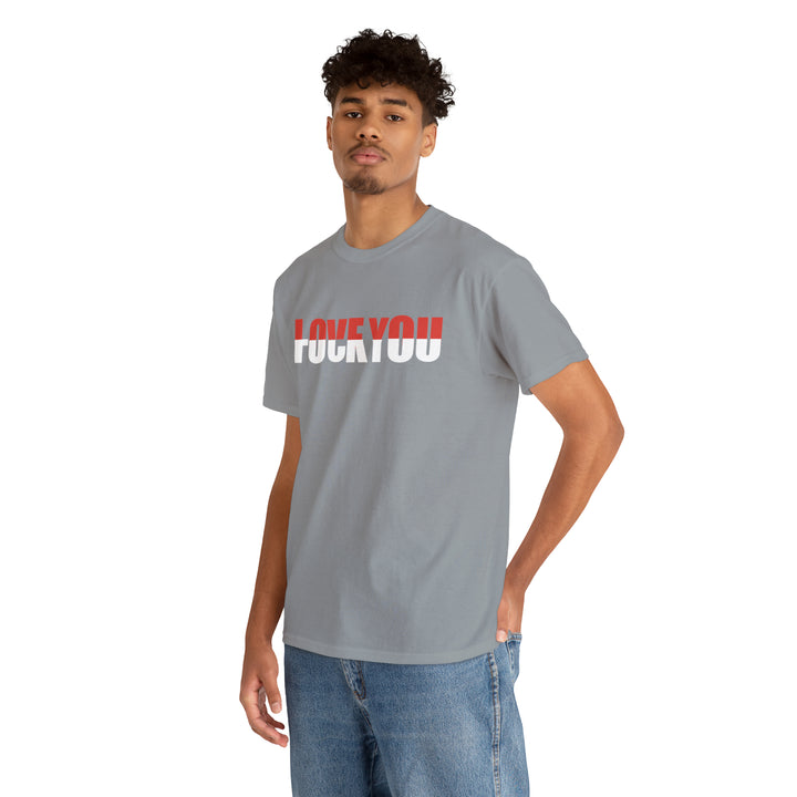 LOVE YOU-F YOU-Unisex Heavy Cotton Tee