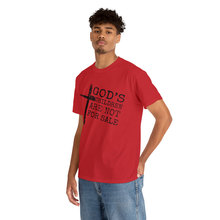Gods children are not for sale-Unisex Heavy Cotton Tee