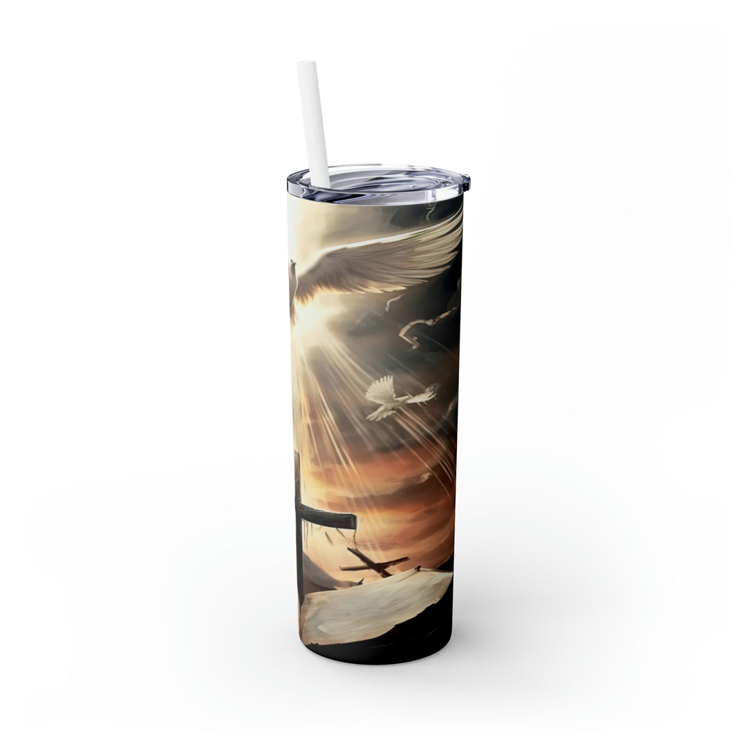 Skinny Tumbler with Straw, 20oz