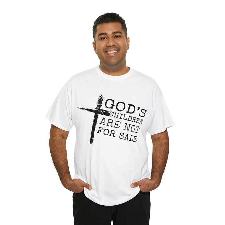 Gods children are not for sale-Unisex Heavy Cotton Tee