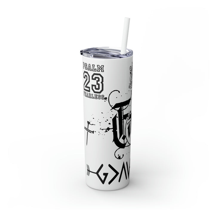 Skinny Tumbler with Straw, 20oz