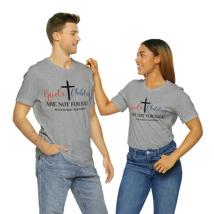 End Human trafficking-Unisex Jersey Short Sleeve Tee