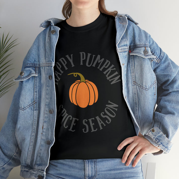 Happy Pumpkin=Unisex Heavy Cotton Tee