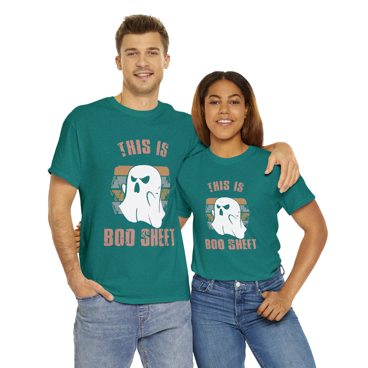 This is Boo Sheet-Unisex Heavy Cotton Tee