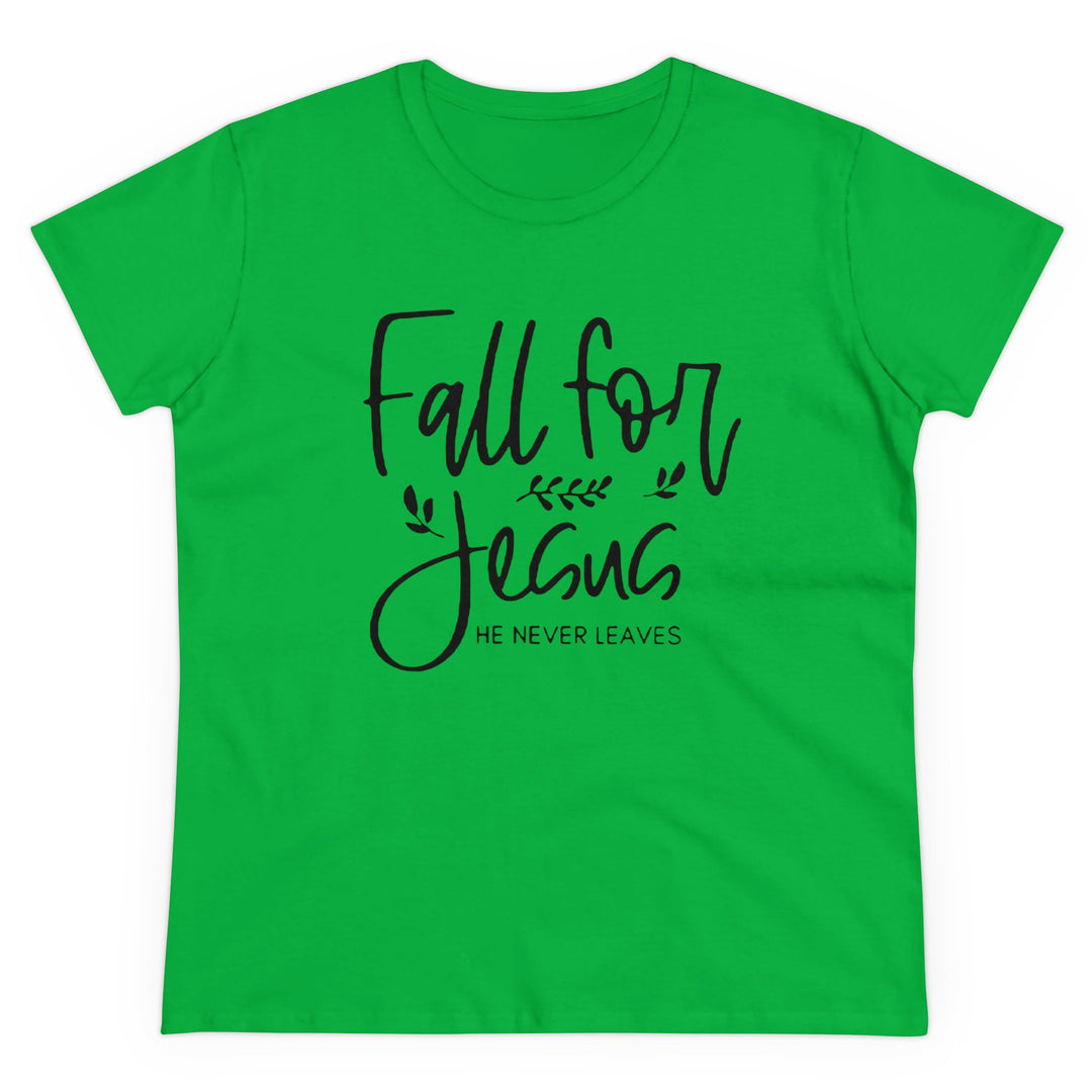 Fall For Jesus Women's Midweight Cotton Tee