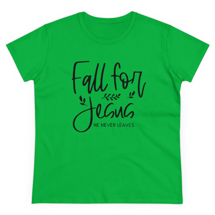 Fall For Jesus Women's Midweight Cotton Tee