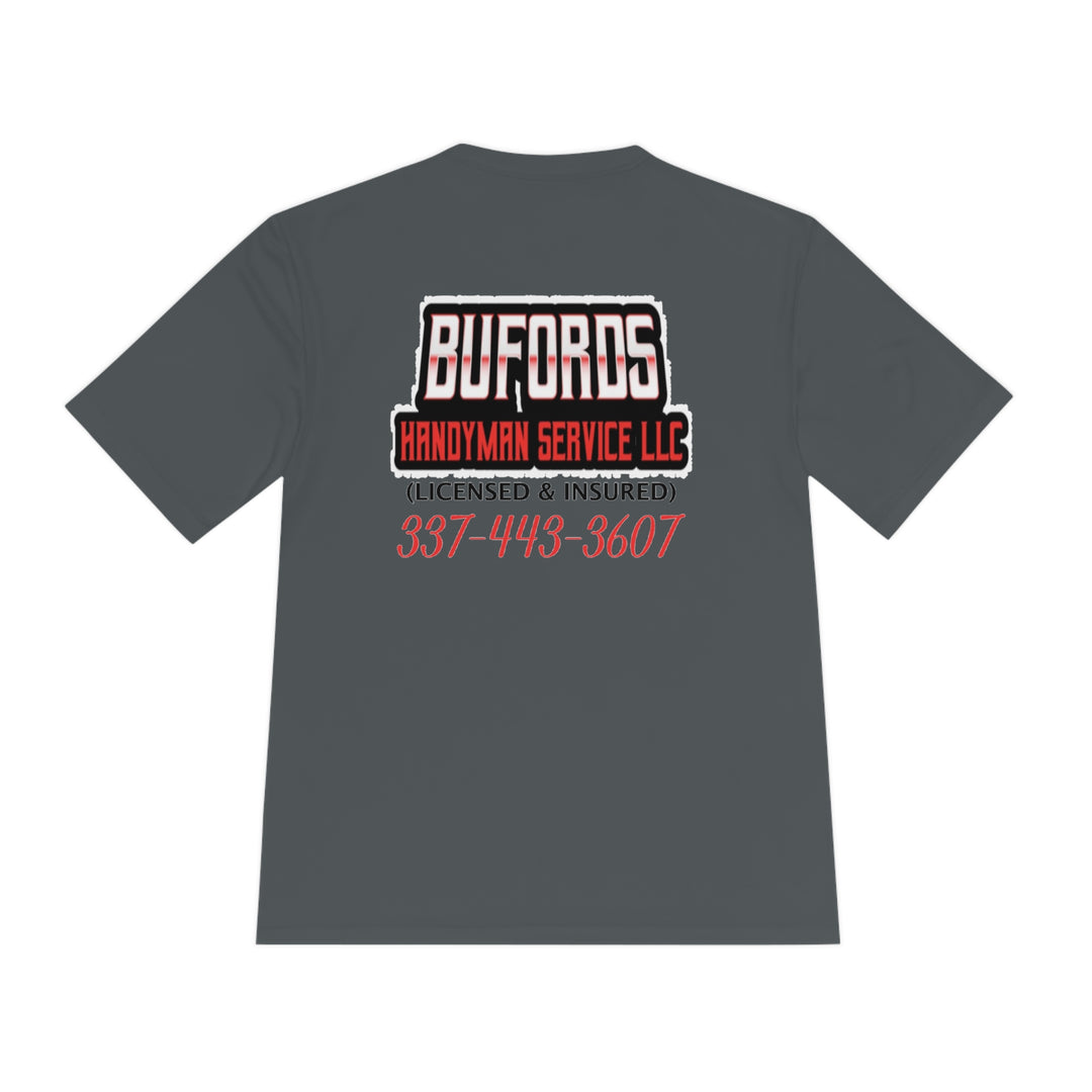 BUFORDS HANDYMAN SERVICE-Unisex Moisture Wicking Tee