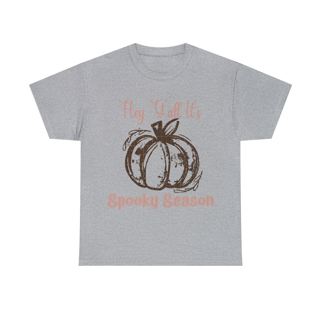 Hey Yall its spooky season-Unisex Heavy Cotton Tee