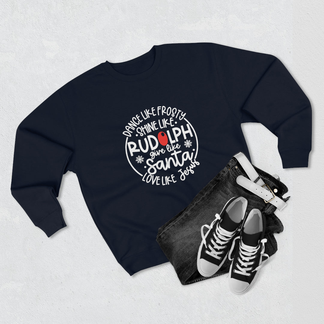 Dance Like Frosty=Unisex Premium Crewneck Sweatshirt