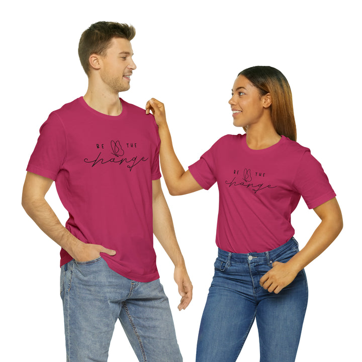 Be the change-Unisex Jersey Short Sleeve Tee