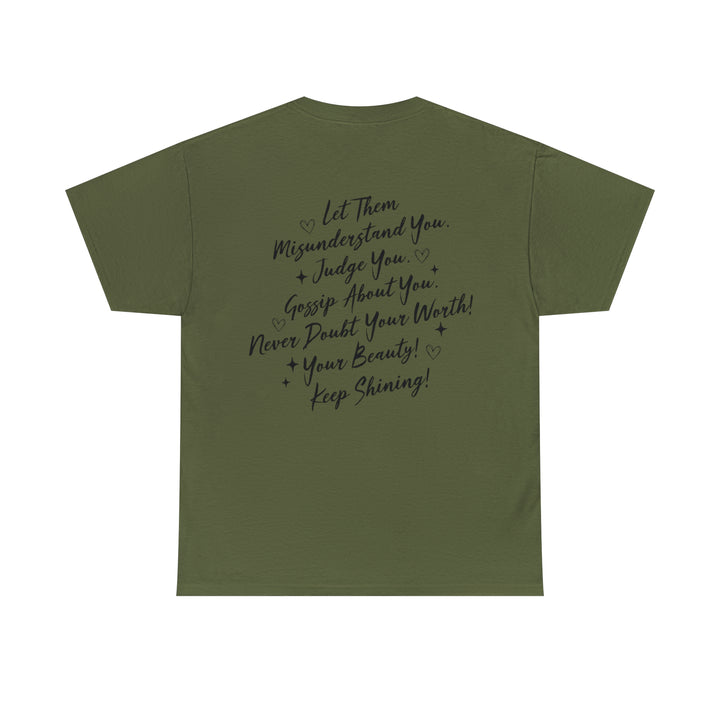 LET THEM-Unisex Heavy Cotton Tee