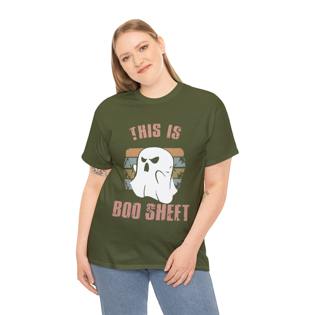 This is Boo Sheet-Unisex Heavy Cotton Tee