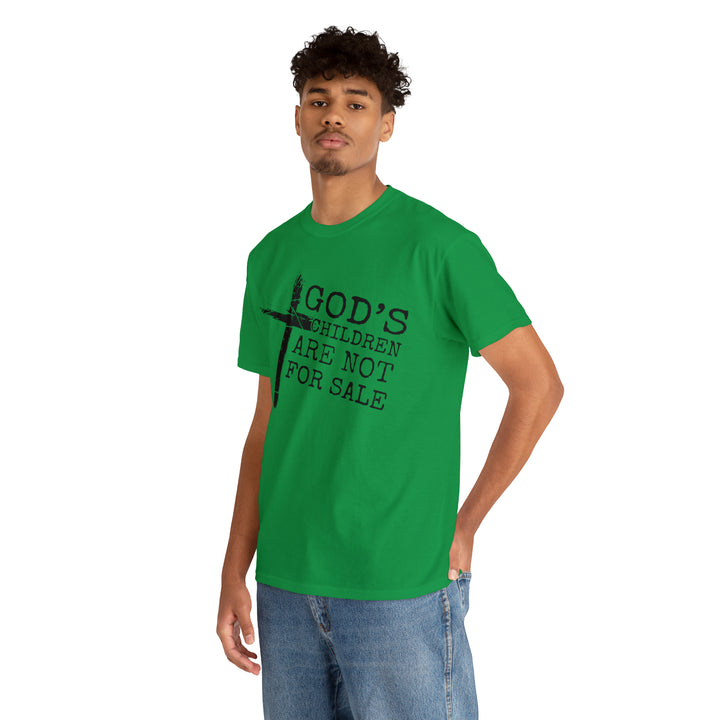 Gods children are not for sale-Unisex Heavy Cotton Tee
