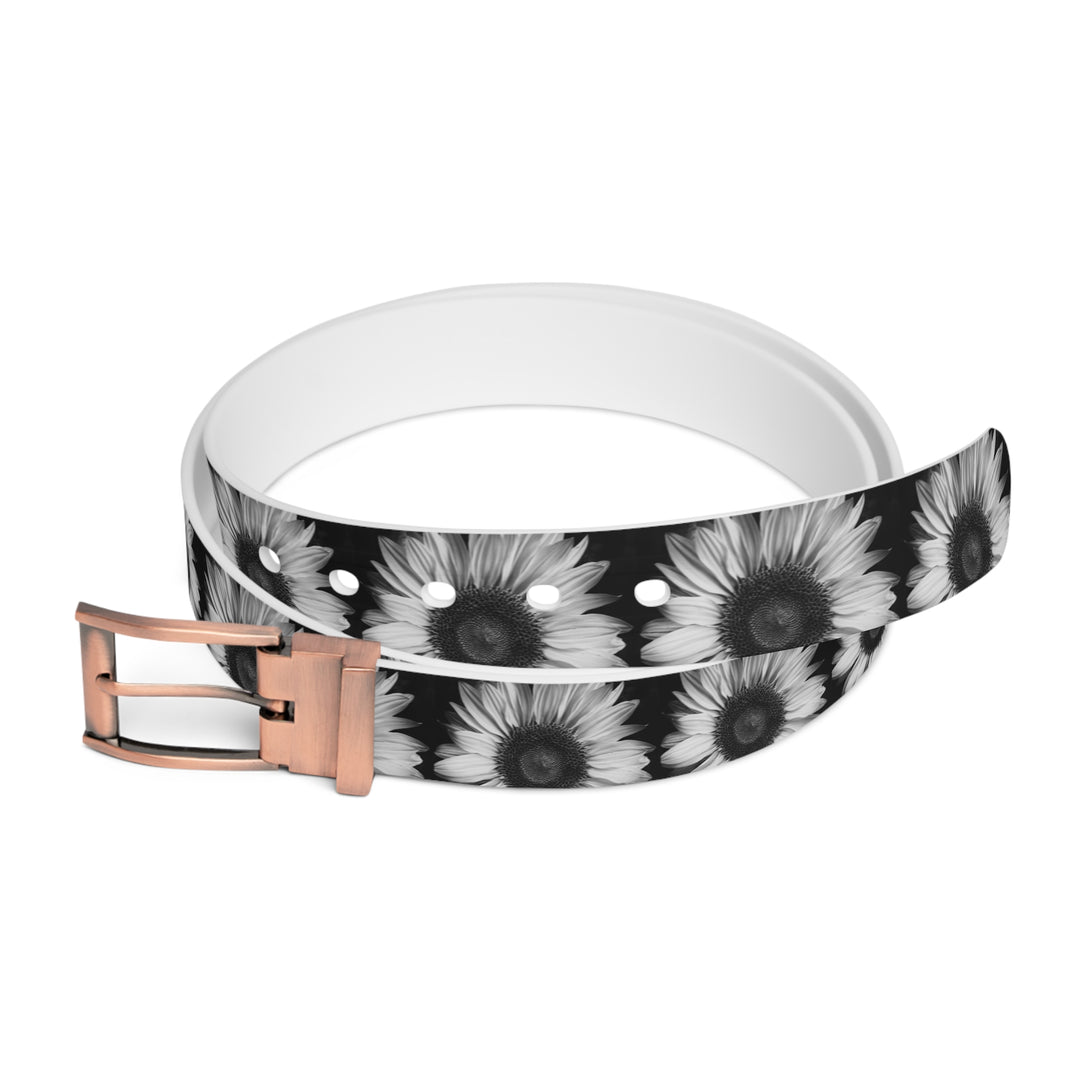 Black & White Sunflower Belt