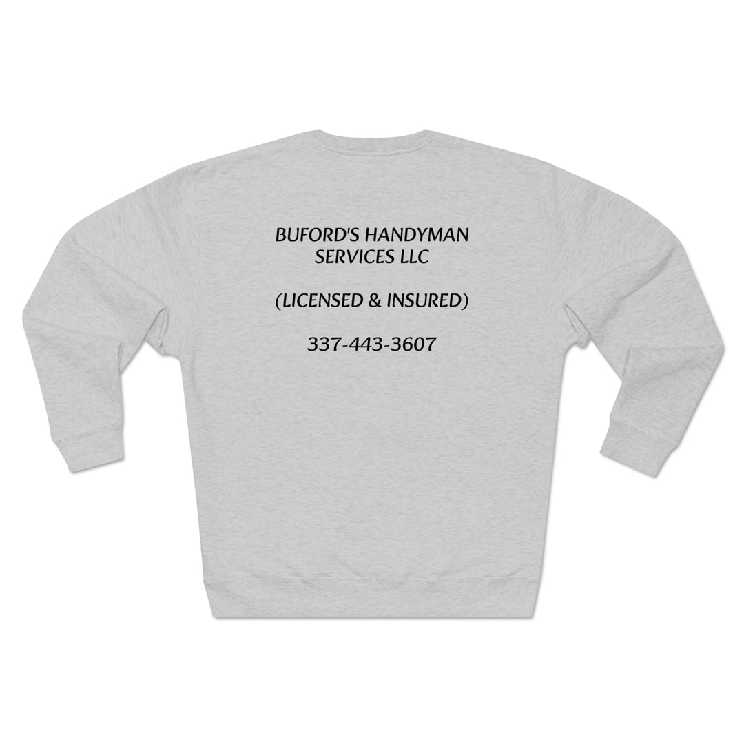 BUFORDS HANDYMAN SERVICES-Unisex Premium Crewneck Sweatshirt